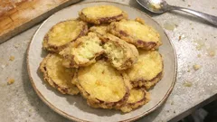 レンジ下ごしらえで揚げ時間短縮：外サク中ホクのさつまいも天ぷらレシピ